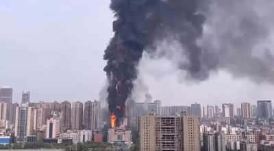 Major fire in skyscraper in China's Changsha city; no casualties reported