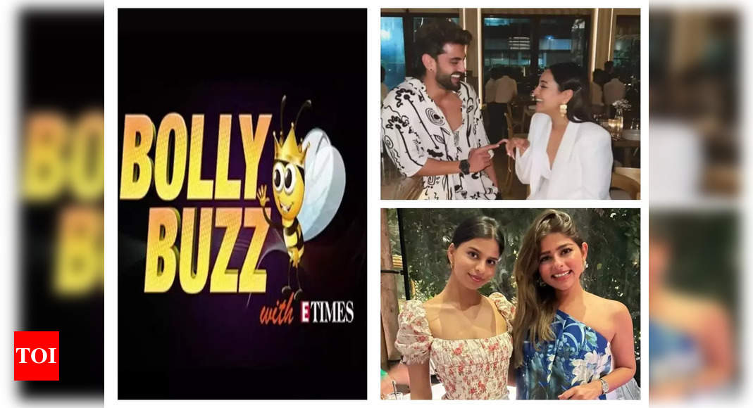 Bolly Buzz! Sonakshi Sinha gets spotted with boyfriend Zaheer Iqbal at a plush restaurant in town, Suhana Khan poses with her doppelganger in Dubai, Fan gives Aryan a rose, kisses his hand – Times of India ►