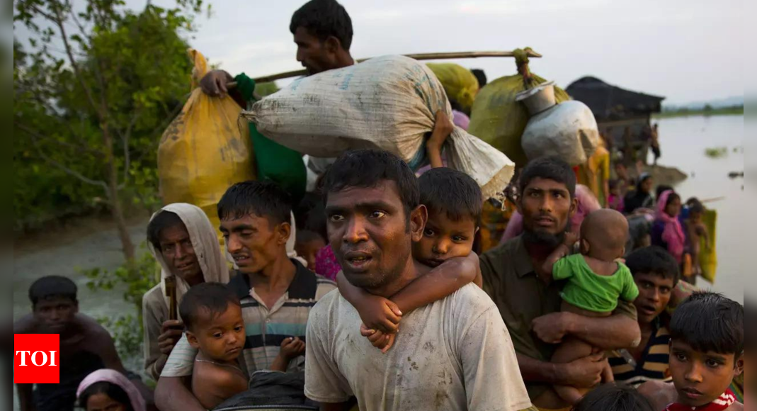 Rohingya teenager killed in Bangladesh by mortar fired from Myanmar – Times of India