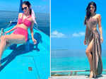 Bikini-clad Mouni Roy floods social media with breathtaking moments from her Maldives vacation