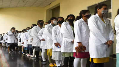 Shifting of 32 doctors from Jaipuria Hospital sparks protest