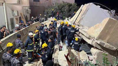 14 dead in Jordan building collapse as search ends