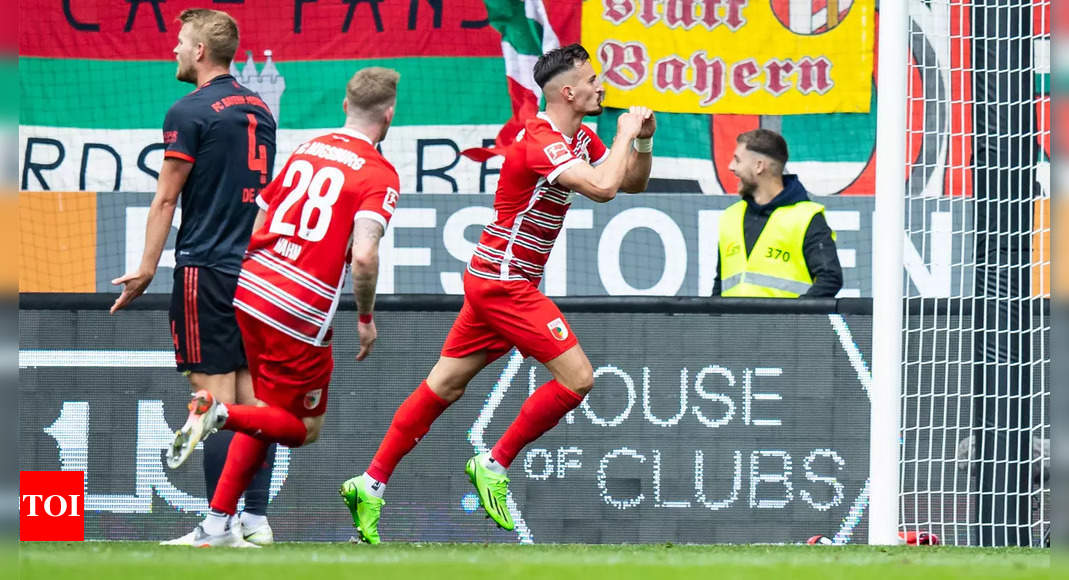 Bayern slump to shock 1-0 loss at Augsburg to stretch winless run | Football News – Times of India