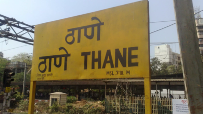 BJP and Sena workers clash outside Thane station