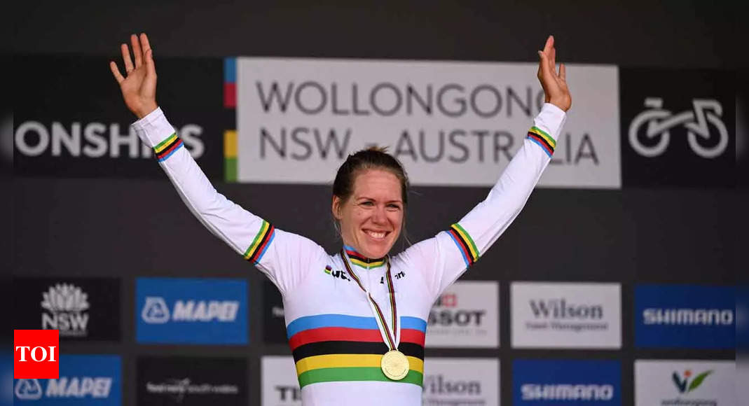 Dutch cycling great Ellen van Dijk retains women’s time trial world title | More sports News – Times of India
