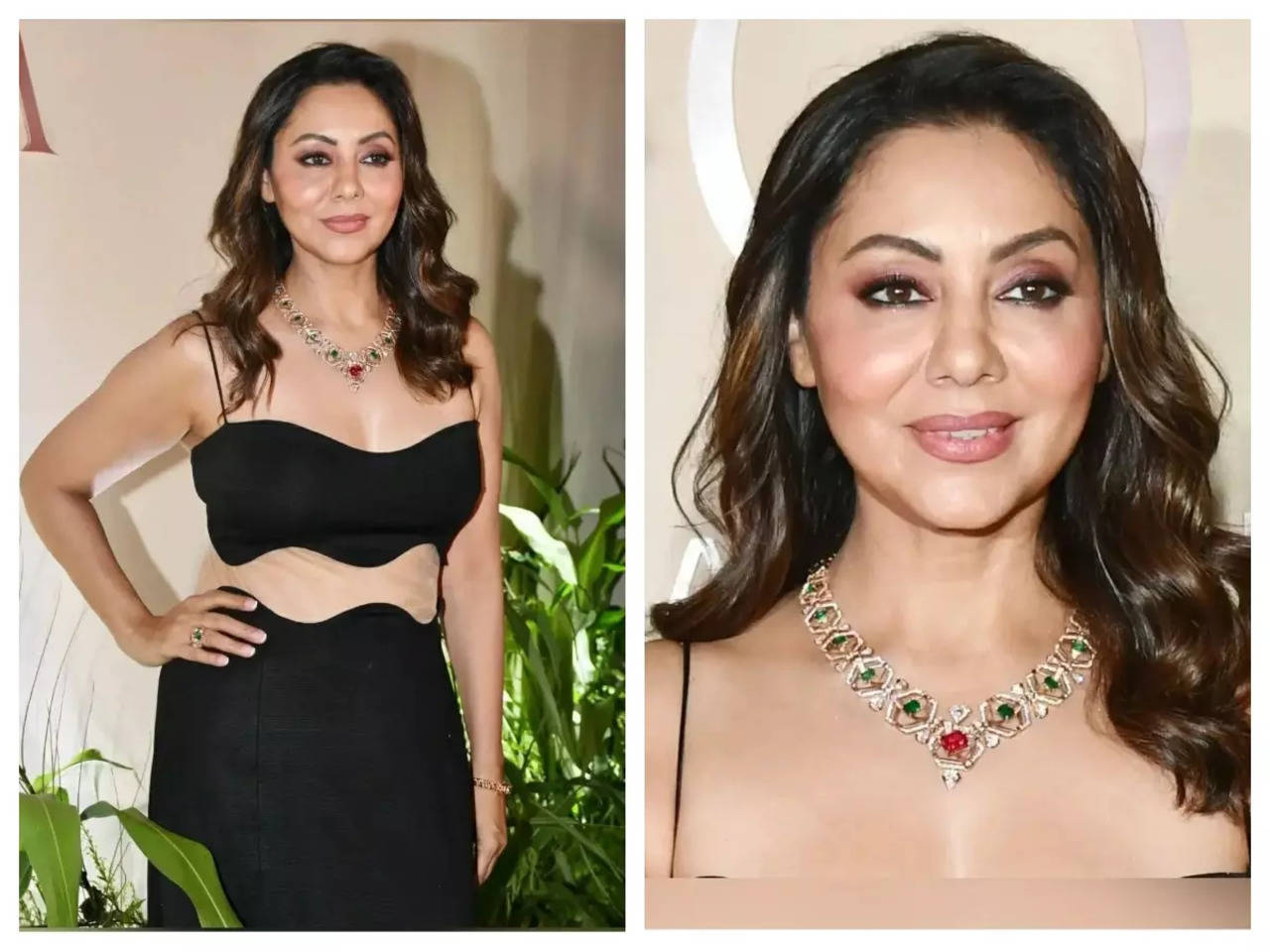 Shah Rukh Khans wife Gauri Khan looks bewitching in a gorgeous black outfit as she attends an event in the city; fans call her Queen picture
