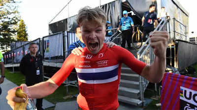 Norway cyclist Tobias Foss stuns field to win men's time trial world title