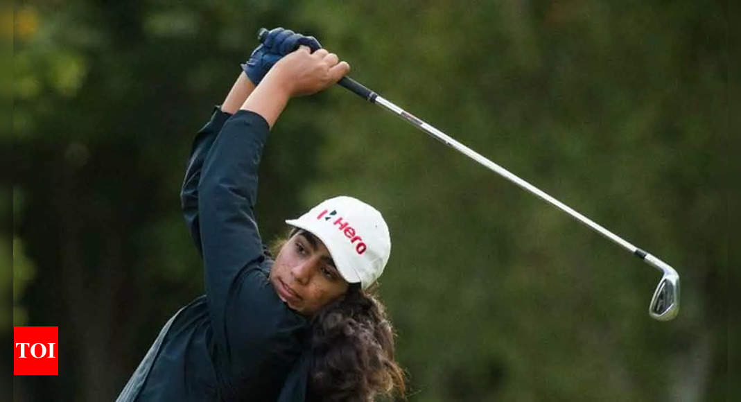 Golfer Diksha Dagar finishes at third place in France, thanks father | Golf News – Times of India
