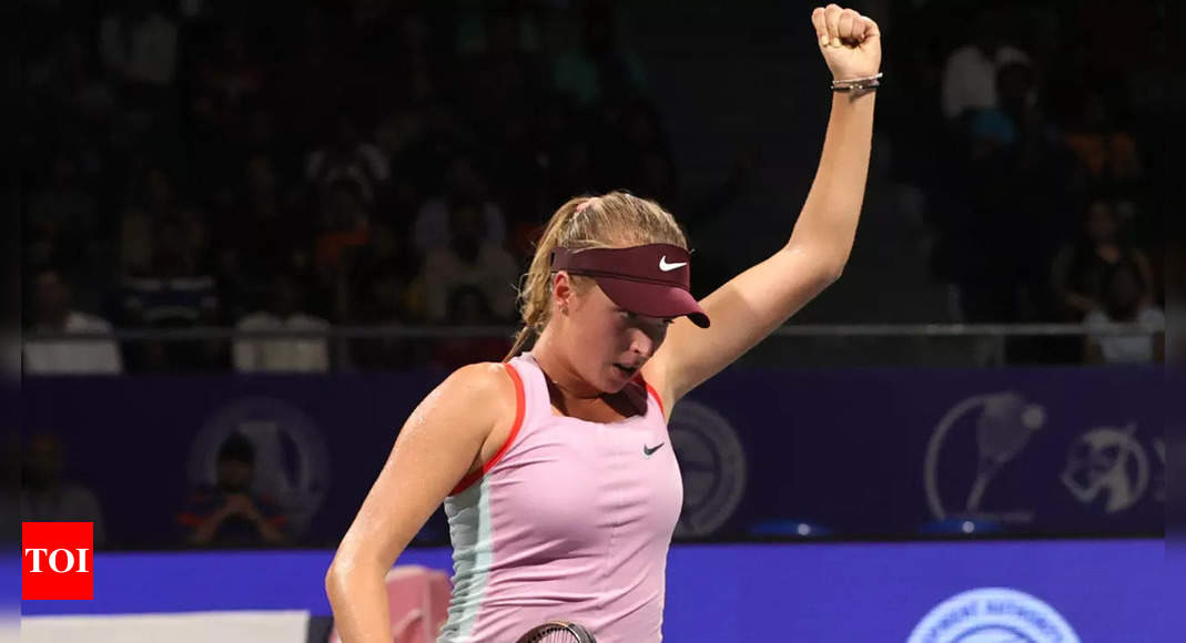 Chennai Open: Czech girl Linda Fruhvirtova wins maiden WTA title | Tennis News – Times of India