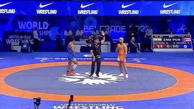 Bajrang Punia becomes 1st Indian to win 4 medals at World Wrestling Championships, claims bronze in Belgrade