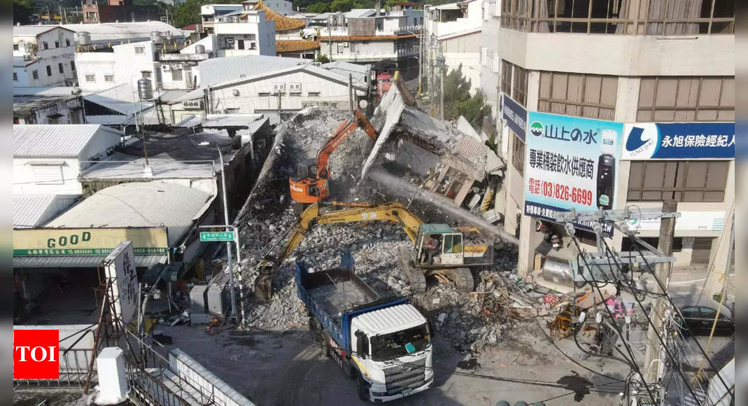 Strong earthquake hits southeastern Taiwan, 146 injured – Times of India