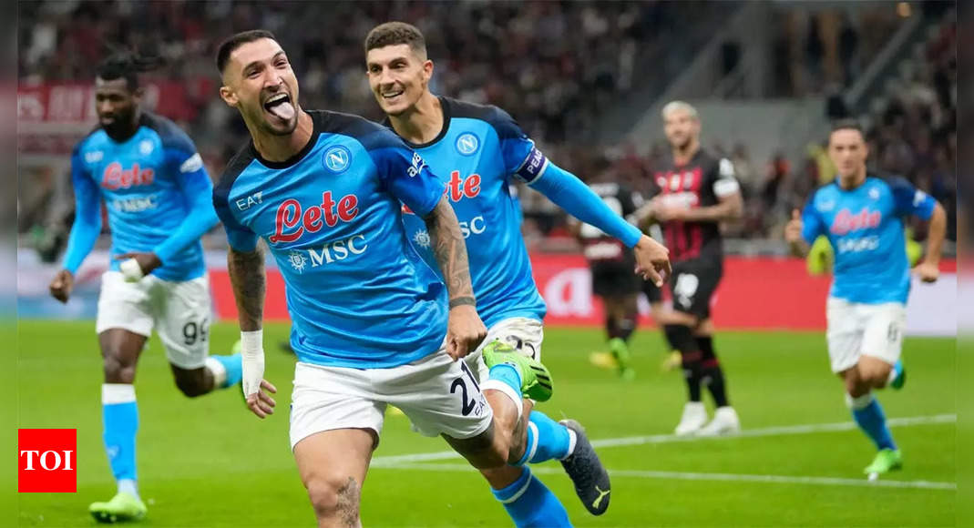 Napoli make title statement at Milan to hold Serie A lead | Football News – Times of India