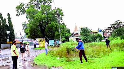 Cantt Board takes up sanitation work around Renuka temple ahead of festival