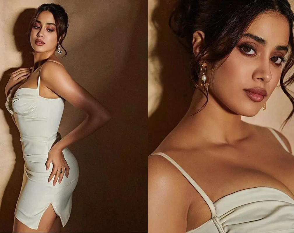 
Janhvi Kapoor grabs eyeballs in a white mini dress with plunging neckline, fan writes 'ohh hotness'
