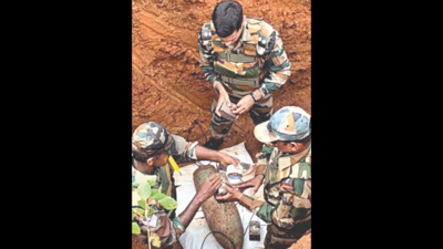 Assam Rifles destroys 113 kg WW II-era bomb in Manipur’s Kamjong