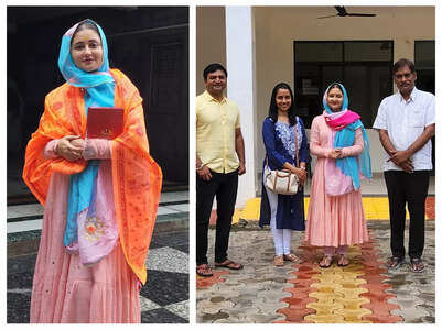 Rashami Desai visits an old age home