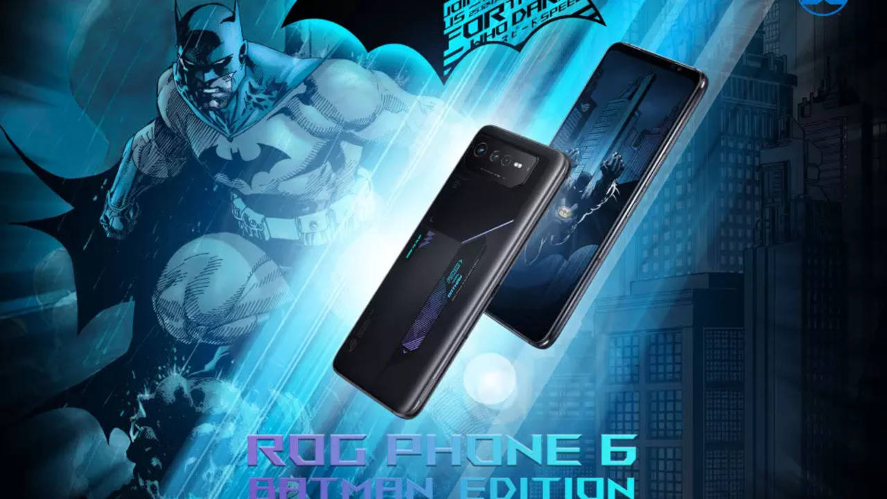 Asus announces limited-edition ROG Phone 6 Batman Edition - Times of India