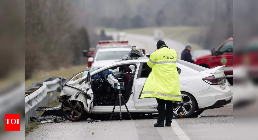 US traffic deaths in first half of 2022 hit 16-year high – Times of India