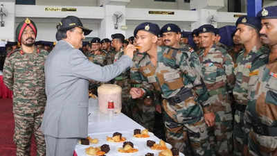 Union minister Ajay Bhatt visits military formations in Himachal Pradesh
