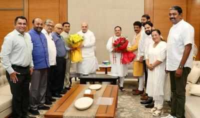 Work for devpt, win both LS seats, Shah, Nadda tell new BJP MLAs