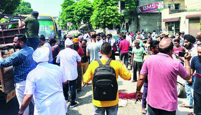 75-year-old man run over by truck, accused escapes