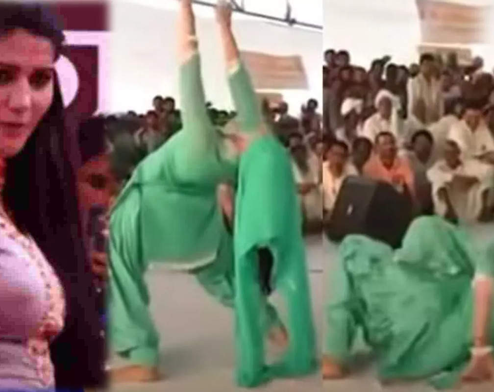 
Throwback to the time when Haryanvi dancer Sapna Choudhary had an oops moment on stage while performing
