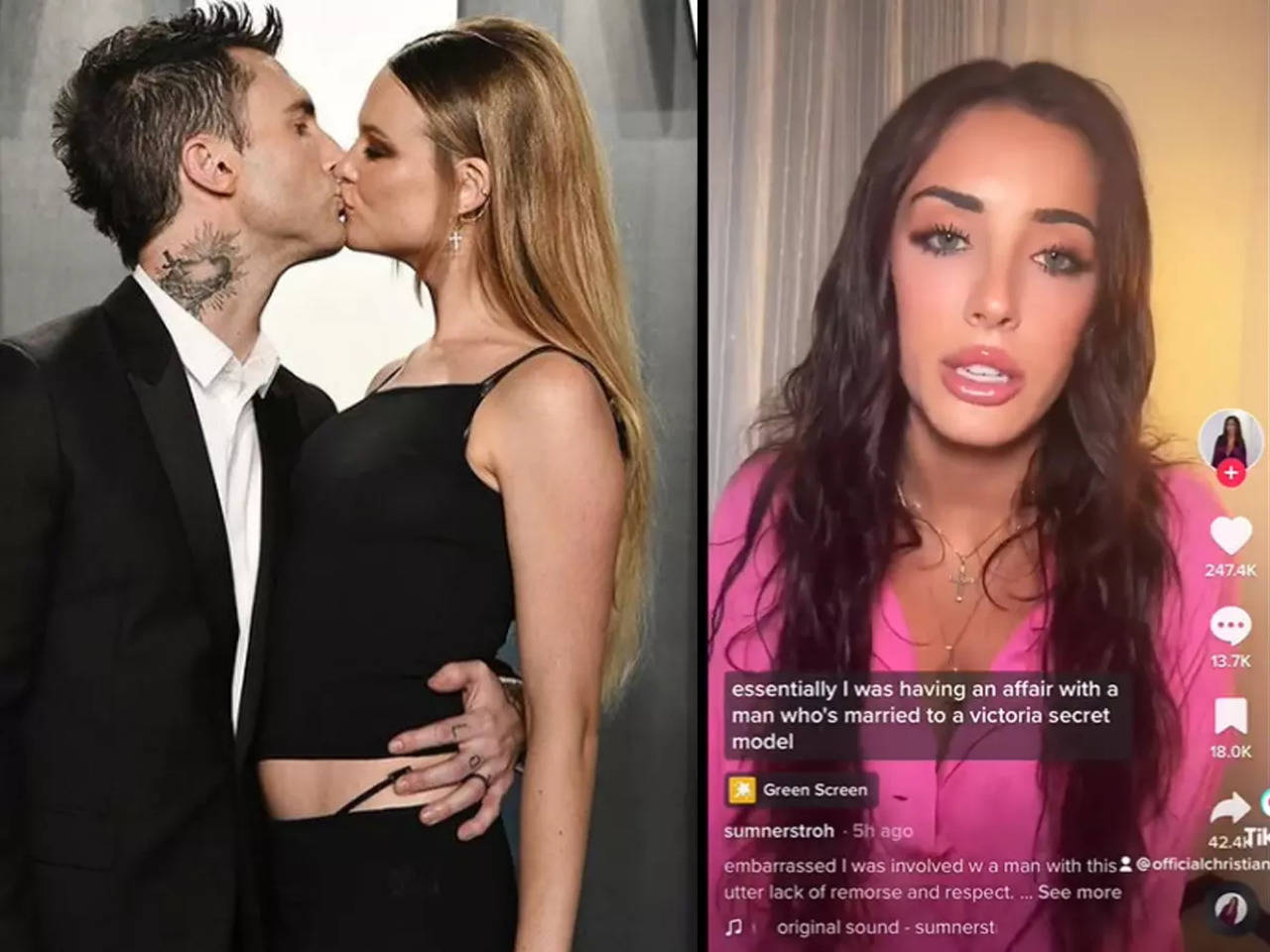 Adam Levine allegedly cheated on pregnant wife Behati Prinsloo and wanted to name new baby after mistress; Twitterati say its INSANE English Movie News picture