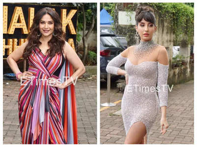Jhalak: Madhuri, Nora step out in glam looks