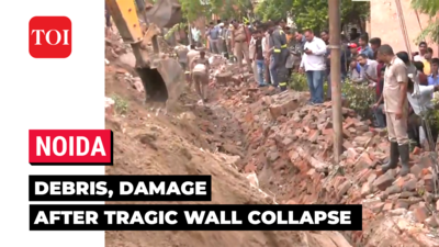 Noida: Wall collapse claims 4 lives, police say FIR will be lodged