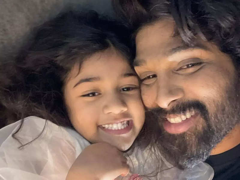 Watch: Allu Arjun sets fans gushing over cute video of playing tongue twister with daughter Arha