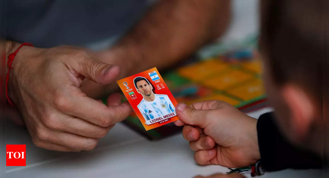 In land of Maradona and Messi, fans jostle for World Cup stickers | Football News – Times of India