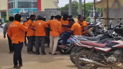 Swiggy workers go on strike in Chennai
