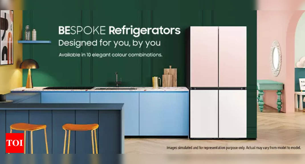 Samsung announces new BESPOKE French-door refrigerator with customisable glass panels, Dual Flex Zones and more – Times of India
