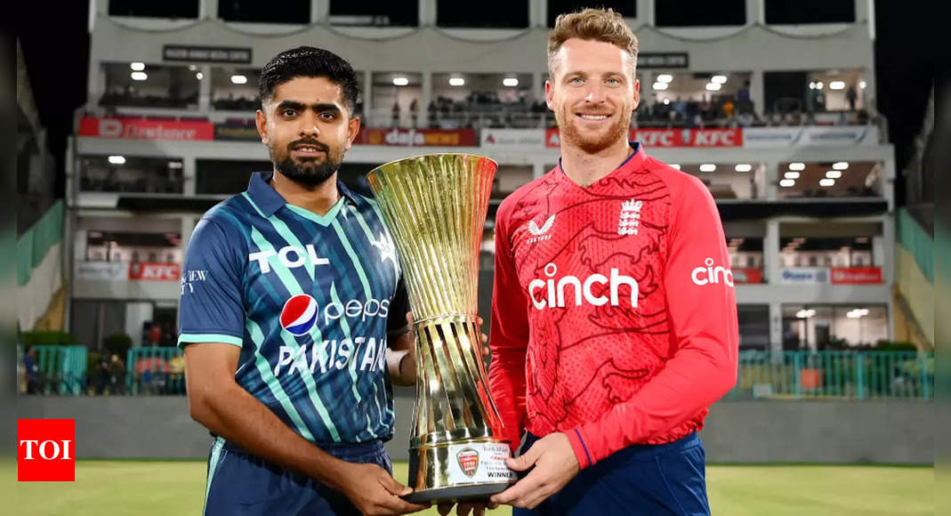 Pakistan vs England 1st T20I Live Score  – The Times of India : 1.2 : Pakistan : 9/0