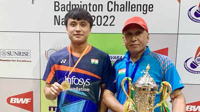 Maisnam Meiraba making strides in badminton with dad by side