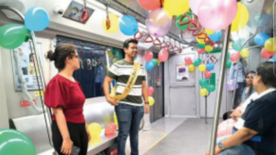 Now, celebrate birthdays in Kanpur Metro train