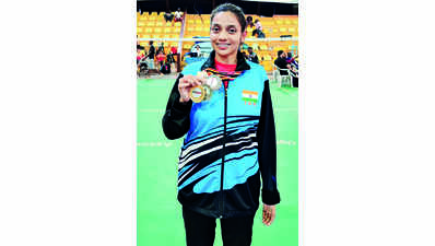 Vaishali wins para badminton gold in Uganda