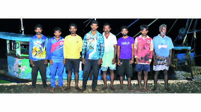 Eight Indian fishermen arrested by Sri Lankan navy; CM writes to MEA
