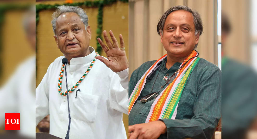 5 reasons why Ashok Gehlot has edge over Shashi Tharoor in Congress president’s election | India News – Times of India