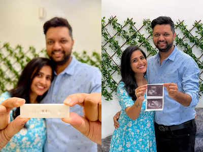 Anchor-former BB Telugu contestant Lasya Manjunath announces her second pregnancy; colleagues Ariyana Glory and others send out best wishes