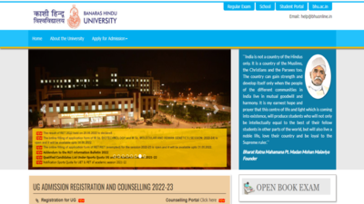 Cuet: BHU Admissions 2022 Begin via CUET UG Score, Apply Online on ...