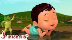 Telugu Nursery Rhymes: Kids Video Song in Telugu 'Baby Playing Happily in The Water'
