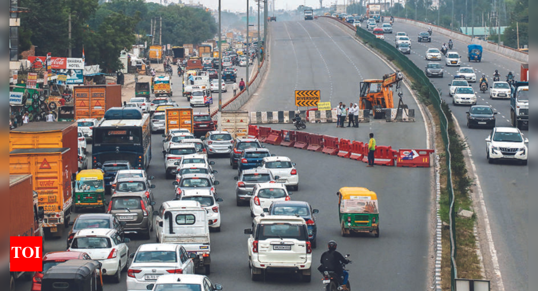 Hero Honda Chowk Gurugram Closure for strength test leads to snarls