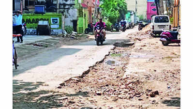 Worry over potholed roads in Berhampur