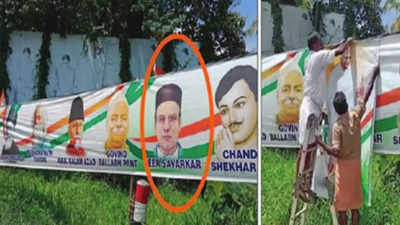 V D Savarkar finds place among Congress’ freedom icons: Gaffe or Freudian slip?