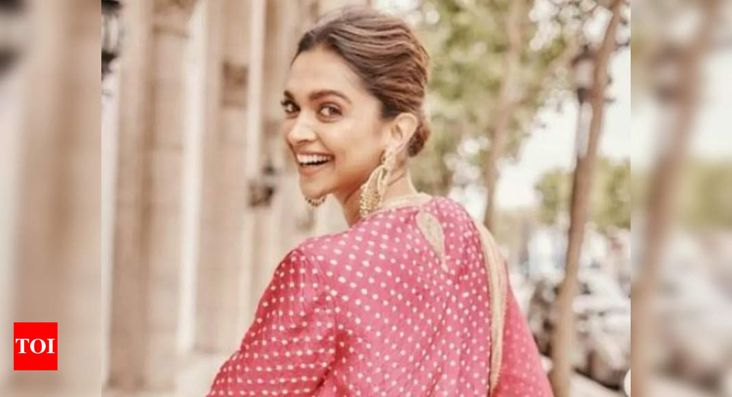 Deepika Padukone serves ‘airport look’ goals in this denim jacket. Watch video – Times of India