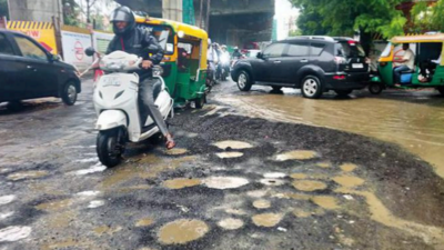 Roads Damaged By Air, Water: Panchal | Ahmedabad News - Times of India