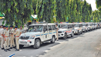 Surat milk vans travel with police escort