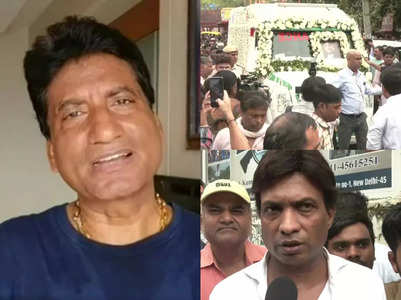 Raju Srivastava cremated; Sunil Pal at last rites