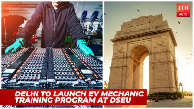 Delhi: DSEU to train 100 EV mechanics every year as part of ‘Green Jobs’ creation goal